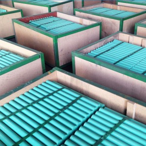 Recubrimiento epoxi con taco redondo