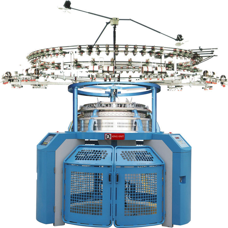 Máquina circular de tejido de punto doble computarizada de alta velocidad de fábrica