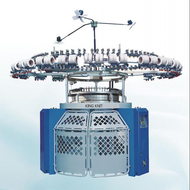 Máquina circular de tejido de punto doble computarizada de alta velocidad de fábrica