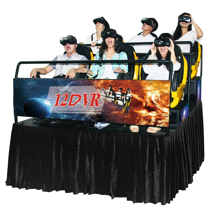 Venta caliente diversión experiencia de realidad virtual asiento 9Dvr cine 6 asientos 9dvr para la familia