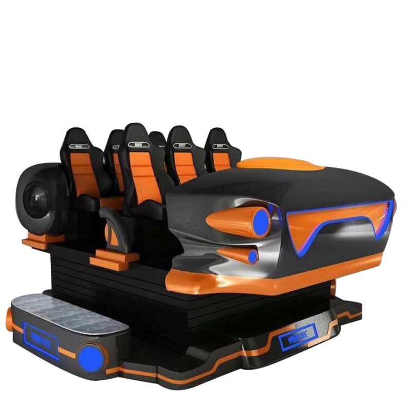 Nave espacial 9DVR Venta caliente diversión experiencia de realidad virtual asiento 9Dvr cine 6 asientos 9dvr para la familia