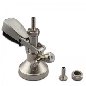 Acoplador de barril tipo G con válvula de liberación de presión