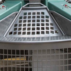 Máquina para hacer punto circular de ancho abierto simple