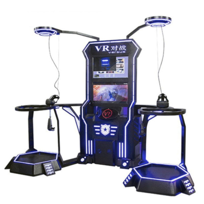 Multijugador HTC VR Simulador de juego interactivo de tiro / boxeo / Sabre Beat de pie