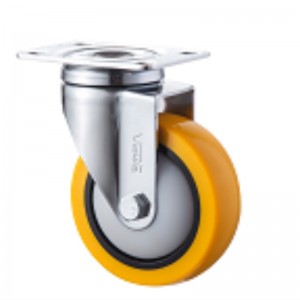 Carcasas cromadas medianas con ruedas P - e anaranjadas.