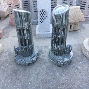 Linternas de piedra Tallas y esculturas de piedra Natural Puro trabajo hecho a mano Singularidad