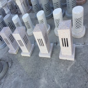 Linternas de piedra Tallas y esculturas de piedra Natural Puro trabajo hecho a mano Singularidad