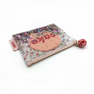 bolsa de cosméticos paillette