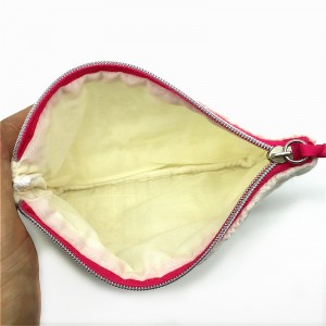 bolsa de cosméticos de lana