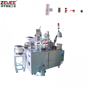 Máquina de ensamblaje automático de componentes eléctricos con cabezal de encendido