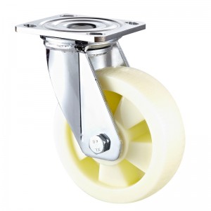 Servicio pesado: carcasa cromada con rueda TPE negra4