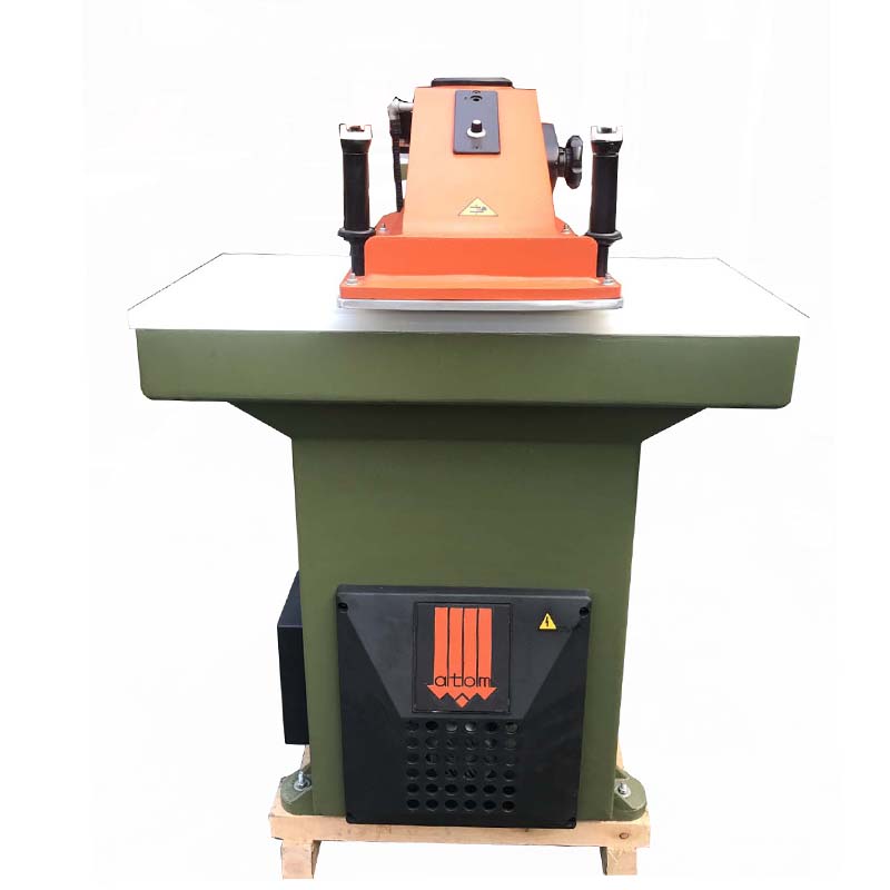 Máquina de prensa de corte ATOM reconstruida usada para zapatos y bolsos de cuero
