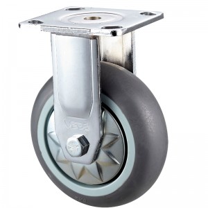 Servicio pesado: carcasa cromada con rueda TPE negra13