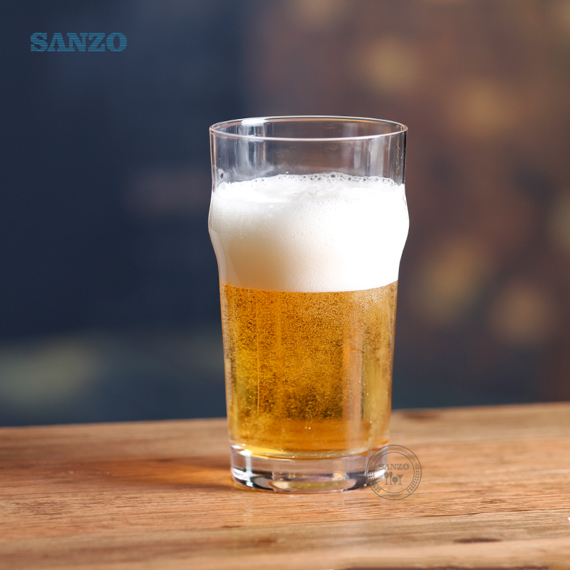 Sanzo Vaso de cerveza de 8 oz Vaso de cerveza personalizado Vaso de cerveza