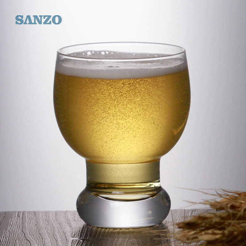 Sanzo 1000ml Vaso de cerveza de vidrio Vaso de cerveza de cola Vaso grande Jarras de cerveza de vidrio transparente