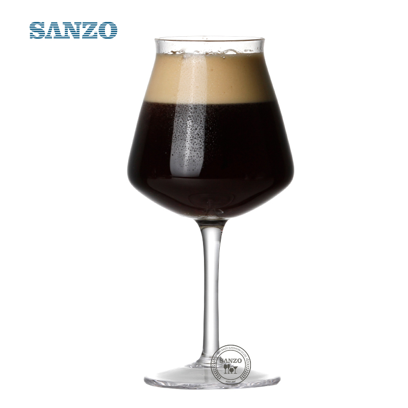 Vaso de cerveza Sanzo Alcohol Jarras de cerveza transparentes hechas a mano personalizadas Vaso de cerveza perfecto