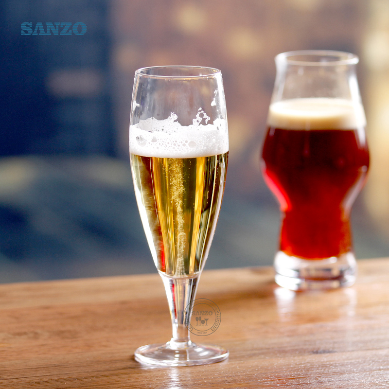 Sanzo Bar Creative Sail Shape Juice And Beer Glass Cup Cut Beer Glass Taza de cerveza personalizada