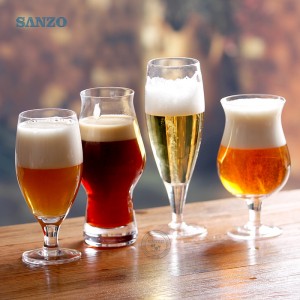 Sanzo Bar Creative Sail Shape Juice And Beer Glass Cup Cut Beer Glass Taza de cerveza personalizada