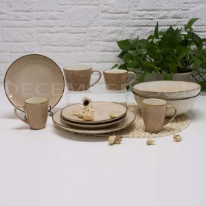 Juego de cena simple de cerámica