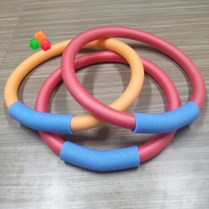 Promoción más vendida ronda de espuma de polietileno sólido rollo de fideos de diferentes tamaños de color EPE EVA espuma tubo de fideos de piscina