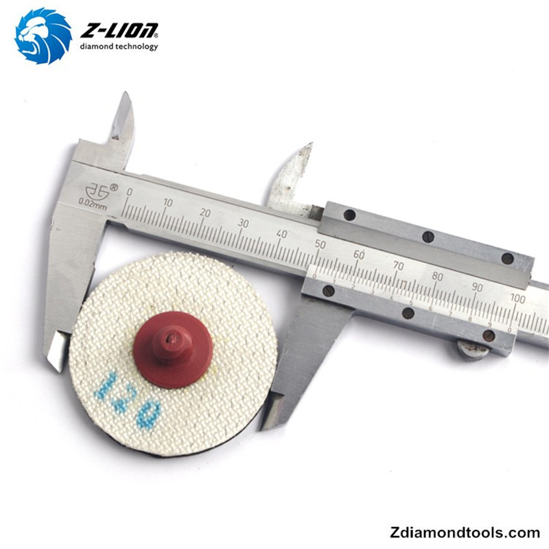 ZL-123ER Almohadillas de pulido electrochapadas de vidrio Roloc de 2 pulgadas