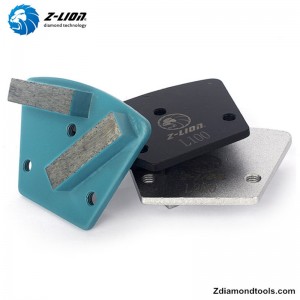 Disco de pulido de hormigón ZL-16L almohadilla de pulido de unión de metal