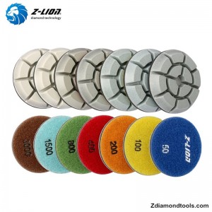 ZL-16KW Almohadillas para pulir pisos de concreto de resina seca