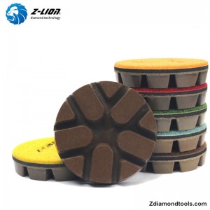 Almohadillas de diamante ZL-16KY para pisos de concreto