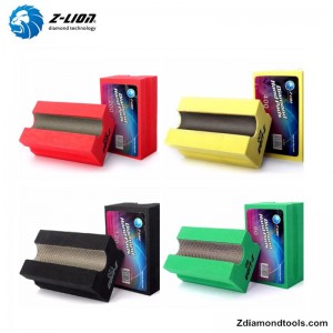 ZL-37CV30 almohadillas de pulido a mano de diamante Home Depot para abrasión de vidrio, fibra de vidrio y compuestos