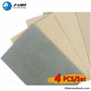 Hoja abrasiva de diamante flexible de resina ZL-35B para piedra reconstituida