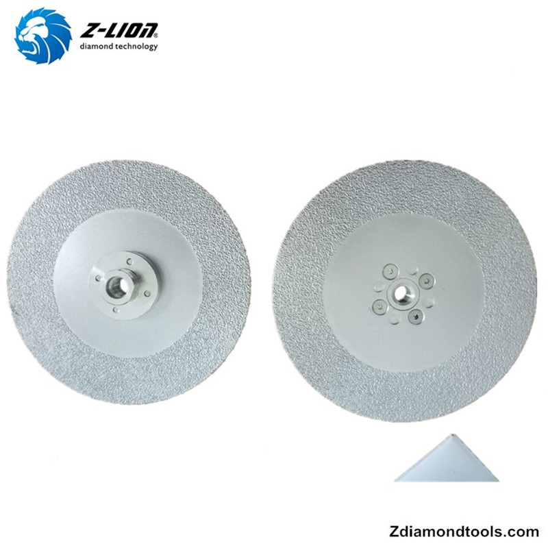 ZL-CW003 Rueda de copa de diamante soldada al vacío de 4 pulgadas para piedra
