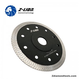 Hojas de sierra de diamante de onda reticular superthin ZL-HB01 para granito
