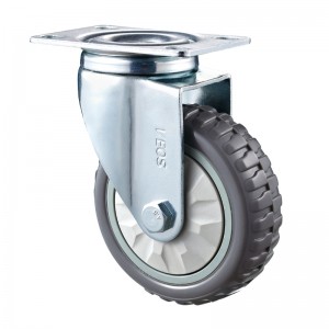 Servicio mediano: carcasa cromada con rueda gris Diamand TPE