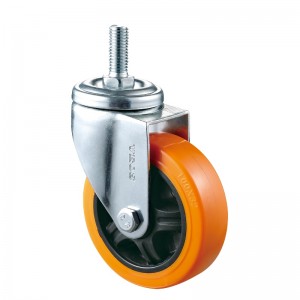 Servicio mediano - Carcasa cromada con rueda TPE naranja17