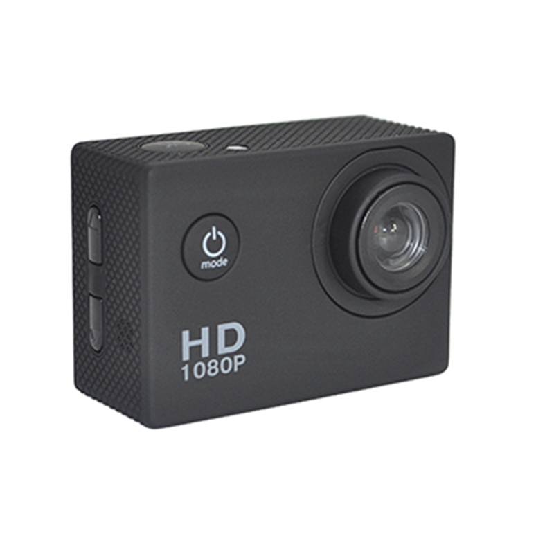 Cámara de acción portátil Real HD 720P Ángulo de visión de 140 grados Pantalla de 2.0 pulgadas D12A