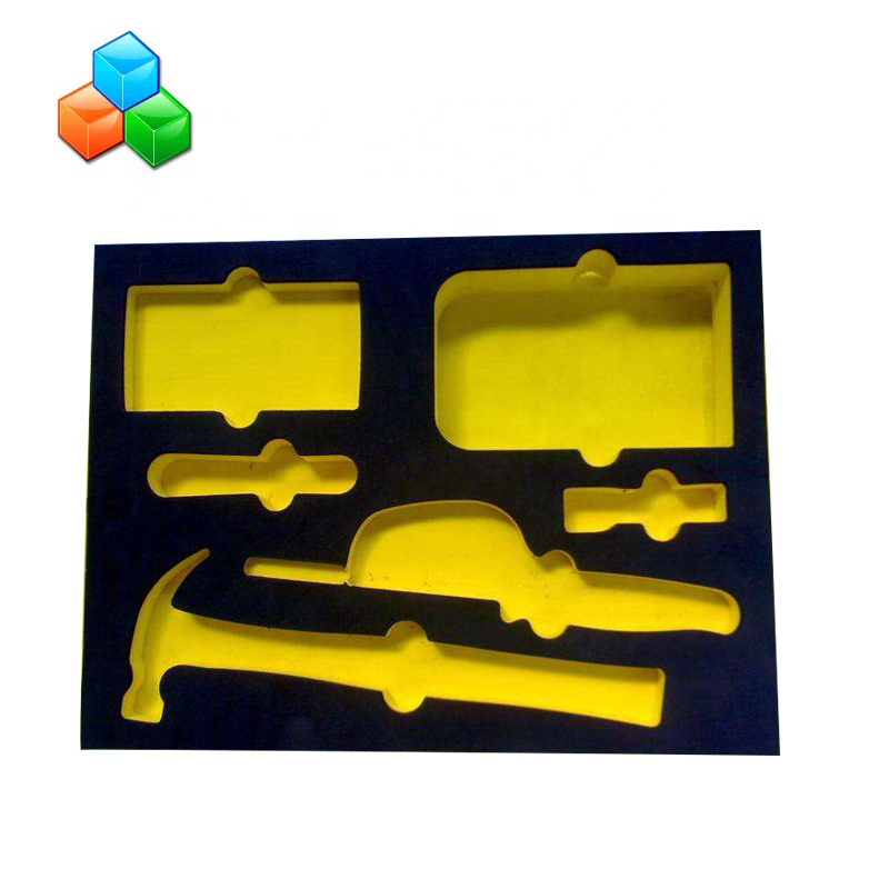 Buena calidad hecha en China diseño color forma eva epe esponja inserto de espuma para joyero inserto de juguete protector en caja