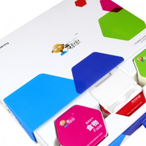 Tipo de cajón Creative Custom Gift Box Plus Blister Items Display