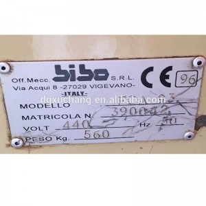 Máquina automática de punzonado y estampado Bibo para cinturones de cuero