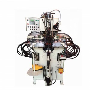 Se utiliza el asiento de talón de zapato Schoen sandt 6400CC y la máquina lateral.