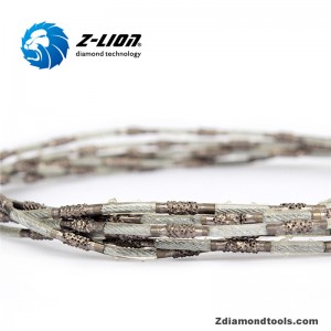 Sierra de hilo de corte de diamante ZL-SJ 2.0 mm para corte de ónice de piedra
