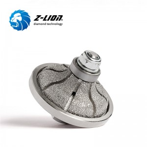 Rueda de perfil de diamante ZL-C1B granito para rectificadora portátil