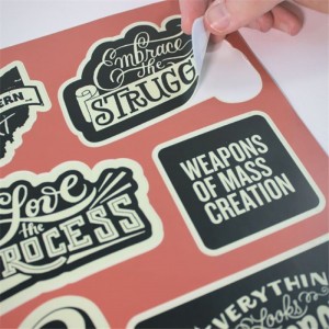 Etiqueta de etiqueta de producto de impresión autoadhesiva personalizada, etiqueta de papel de impresora de impresión adhesiva