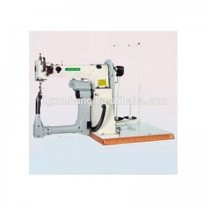máquina de coser automática industrial de bolsos de cuero