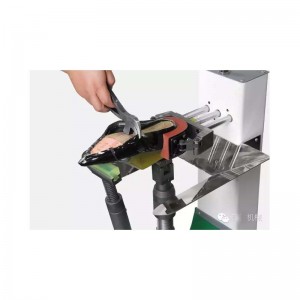 zapato de cuero que hace la máquina lateral duradera de la cintura