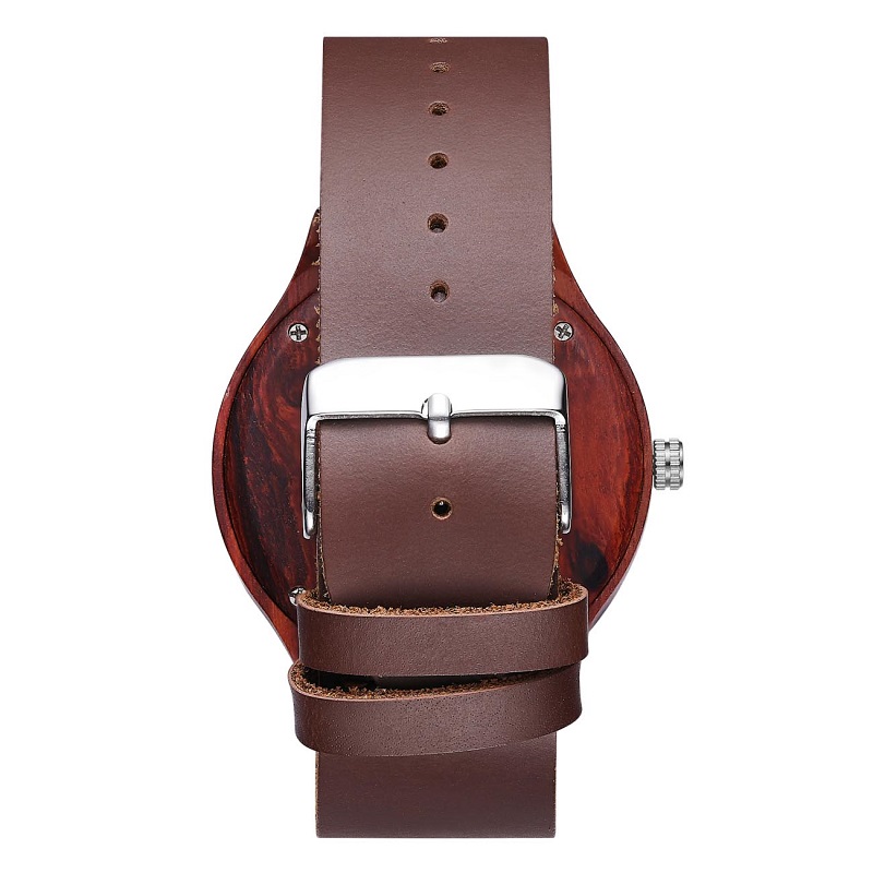 Reloj de pulsera de madera y el mejor reloj de pulsera de cuero para parejas