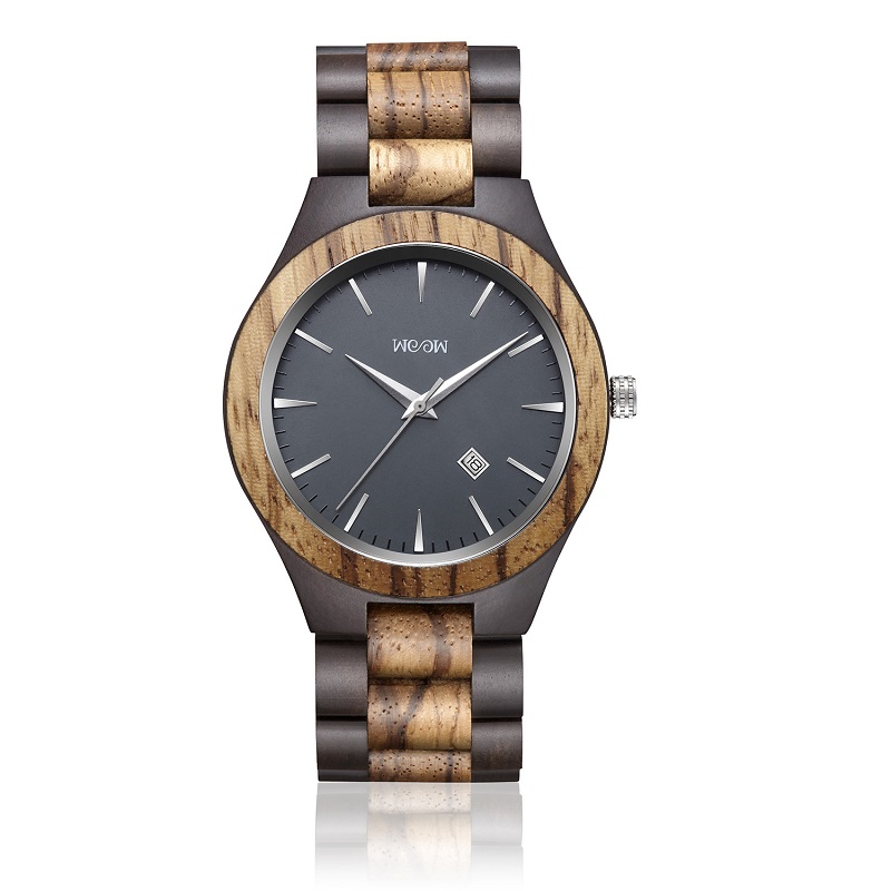 Relojes de madera Sandalia negra Regalo de madera para hombre Modelos vintage 2019 Logotipo personalizado