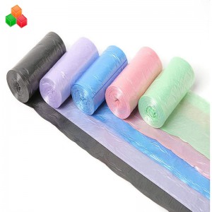 oxo 100% biodegradable compostable almidón de maíz bolsa de basura plástica rollo para familia