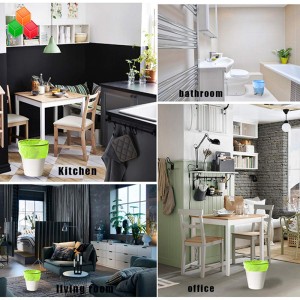 oxo 100% biodegradable compostable almidón de maíz bolsa de basura plástica rollo para familia