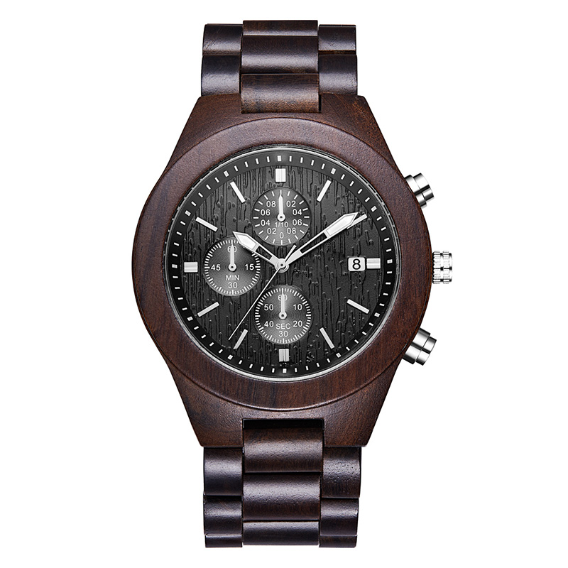 Reloj de madera personalizado personalizado con foto o mensaje grabado de doble cara para regalo personalizado