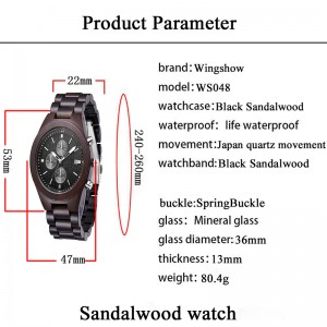 Reloj de madera personalizado personalizado con foto o mensaje grabado de doble cara para regalo personalizado